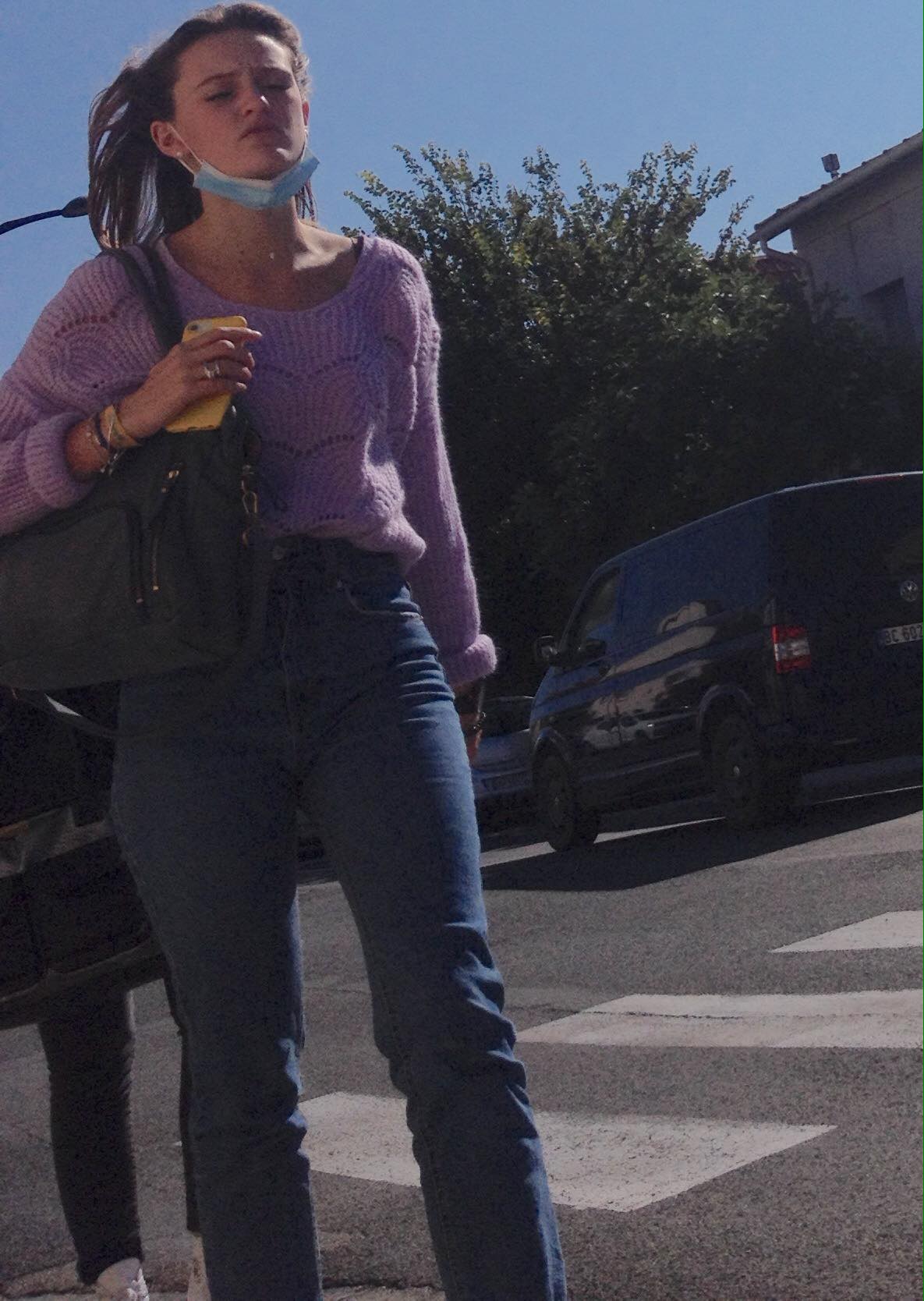 I got caught (she got an ass)